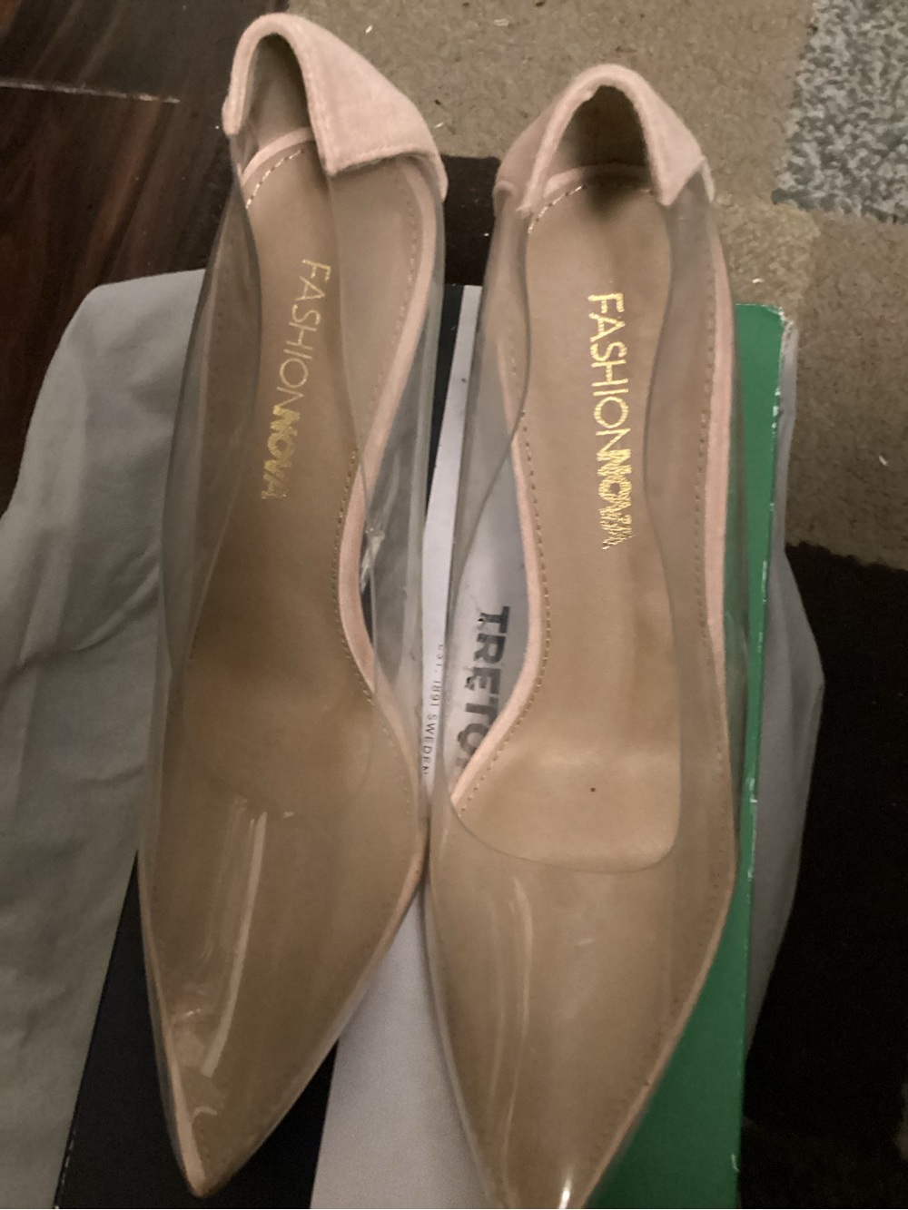 Fashion Nova Blush Nude Pointed Toe flats